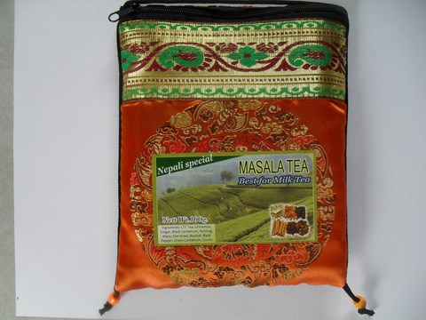 Thé au masala, avec du lait
